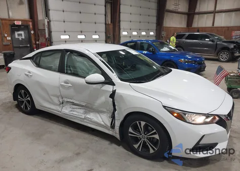 2020 Nissan Sentra Sv Xtronic Cvt z USA, uszkodzony, nr VIN 3N1AB8CV7LY286351